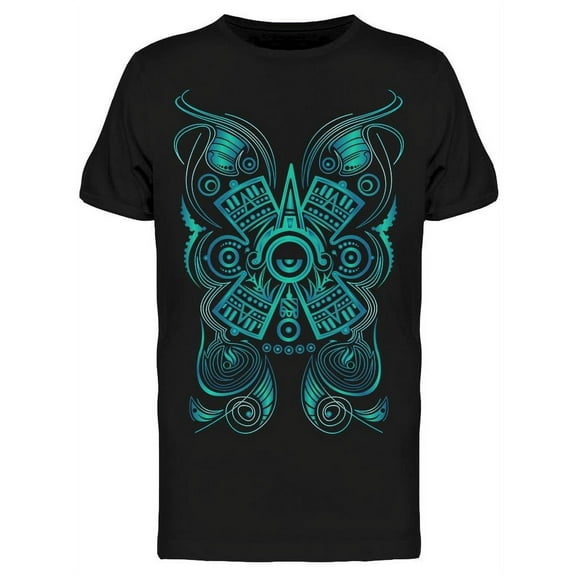 Stylized Mayan Symbol T-Shirt Men -Image by Shutterstock, Male 3X-Large
