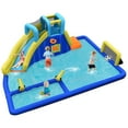thumbnail image 1 of Gymax Inflatable Water Slide Bounce House Climbing Wall without Blower, 1 of 10