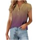 thumbnail image 1 of Camisas de Manga Corta para las Mujeres Blusas de Impresión Casual Camisas de Botón Camiseta de Cuello en V, Blusas de Manga Corta para las Mujeres, 1 of 5