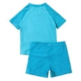 thumbnail image 2 of URMAGIC 1-5T Toddler Baby Boys Short Sleeve Rash Guard Trunks Two Pieces Swimsuits Cartoon Swimwear, 2 of 5
