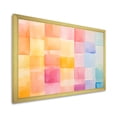 thumbnail image 2 of Designart "Pastel Shades in Cubic Patterns I" Abstract Framed Wall Art Decor - Modern Colorful Abstract Geometric Bedroom Framed Canvas Wall Art, 2 of 6
