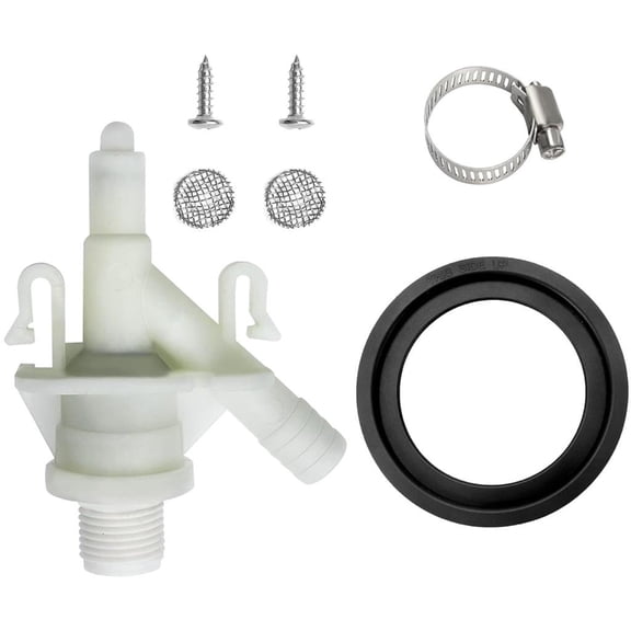 Campers Toilet Valves Repair Set for Series Including Filters and Fasteners