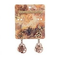 thumbnail image 2 of destyer 1 Paire Femmes Crochet de Poisson Boucles d'Oreilles Mode Alliage Steampunk Roue d'Horloge Engrenage de Conception Mixte Boucles d'Oreilles, 2 of 7