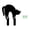 A002- Black (Style B), variant on Outdoor Halloween Decorations Yard, Black Cat Halloween Decor, Glow in The Dark Halloween Decorations, Halloween Lawn Decorations, 8X7 Inch Waterproof Acrylic Black Silhouette