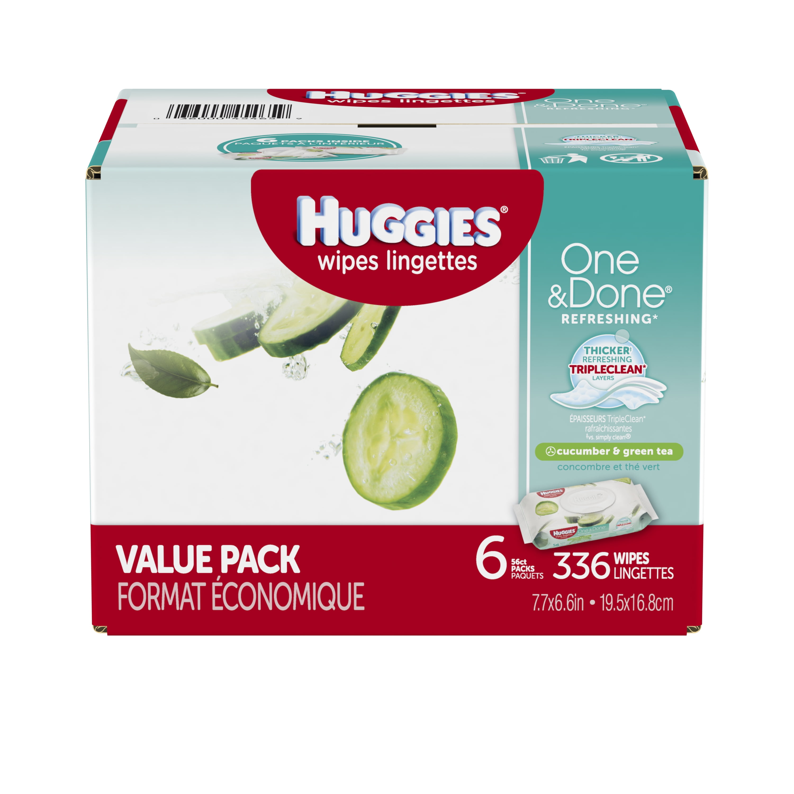 huggies cucumber and green tea baby wipes