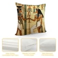 thumbnail image 4 of COMIO  Pillow Cover Old Egyptian Empire Artwork,Cushion Throw Pillow Covers Decorative Outdoor Couch Sofa, 4 of 5