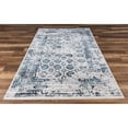 thumbnail image 4 of Premier GAD Enduring Collection Serene Blue Gray Transitional Area Rug 5'3" x 7'7" 5' x 8' Indoor Living Room Grey Rectangle Classic, Vintage, 4 of 4