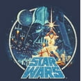 thumbnail image 2 of Men's Star Wars Classic Scene Circle Graphic Tee Charcoal Heather X Large, 2 of 5
