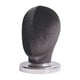 thumbnail image 2 of Cabeza de bloque de lienzo para exhibición de pelucas, cabeza de maniquí de estilo multiusos, cabeza de tela para Terciopelo negro, 2 of 9