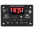 thumbnail image 1 of Modulo Reproductor de Audio Bluetooth BLOOSOM USB SD FM Auxiliar 12V Negro, 1 of 4