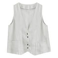 thumbnail image 3 of Stylish Women's Outerwear Vest for All Seasons Lightweight and Versatile Sleeveless Design for Comfort Layering Piece for Casual and Formal Occasions, 3 of 3