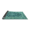 thumbnail image 2 of Ahgly Company Indoor Round Persian Light Blue Traditional Area Rugs, 8' Round, 2 of 4