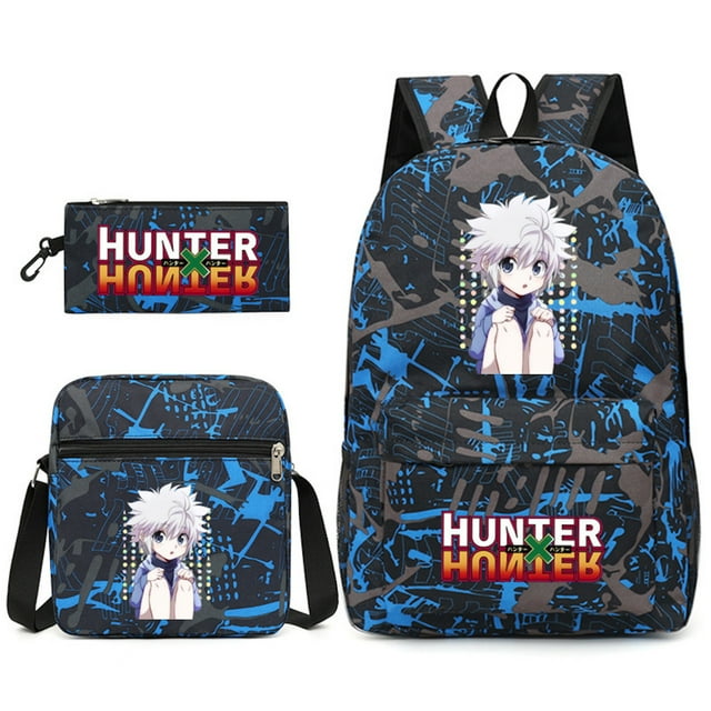Set de mochilas Hunters Hunterss Anime School de 3 piezas con zapato