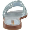thumbnail image 3 of Sam Edelman Bay Riviera Blue Rounded Toe Slip On Leather Strap Slides Sandals (Riviera Blue, 8), 3 of 6