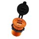 thumbnail image 4 of Cargador de Coche USB Dual Soledad 12V / 24V de Teléfono con Enchufe Incorporado Naranja, 4 of 10