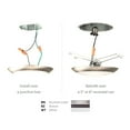 thumbnail image 3 of WAC Lighting Disc 1-Light Energy Star LED Aluminum Flush Mount in Bronze, 3 of 4