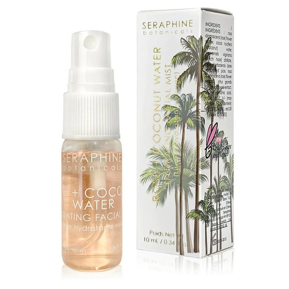 Seraphine Botanicals Rose & Coconut Water Hydrating Facial Mist 0.34 fl oz