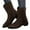 Brown, variant on Tponi Women'S Boots Boots Winter Women Womens Chelsea Boots Round Toe Mid Heel Mid-Calf Easter Chukka Boots