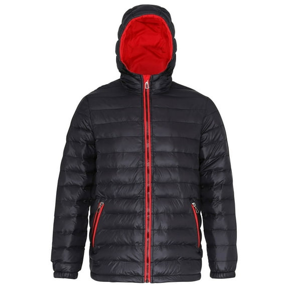 2786 Mens Hooded Water & Wind Resistant Padded Jacket