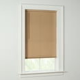 thumbnail image 3 of (2 pack) Mainstays 1" Cordless Vinyl Room Darkening Mini Blinds, Khaki, 29"W x 64"L, 3 of 5