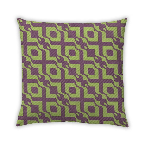 Ahgly Company Outdoor Square Contemporary Throw Pillow, 18 inch by 18 inch