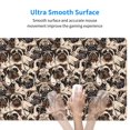 thumbnail image 4 of Sikiie Pug Mouse Pad, 16x29.5 Mousepad Desk Mat in Anti-Slip Rubber Mousepads Mat for Game Office Laptop Computer, 4 of 8