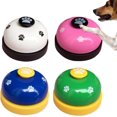 thumbnail image 4 of Campanas de entrenamiento para perros con diseño de huellas para recepción en el mostrador de la cocina (blanco), 4 of 5