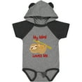 thumbnail image 3 of Inktastic My Mimi Loves Me Sloth Boys or Girls Baby Bodysuit, 3 of 5
