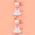 Baby White Chef Photography Prop Baby Photo Props Outfits Hat Apron