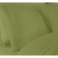 thumbnail image 3 of NC Home Fashions Embroidered ultra soft microfiber sheet set, Queen, Fern, 3 of 4