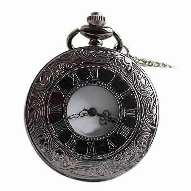 Nouvelle Montre à Double Affichage Clamshell Rome Rétro Imitation Mécanique Unisexe Hommes Femmes avec Poche Cadeau