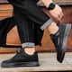 thumbnail image 1 of Zapatos de Tabla para Hombre Cuero PU Transpirable para Caminar Correr Senderismo (43) Negro DQrwqpou Tenis De Mujer Tenis De Hombre, 1 of 8