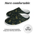 thumbnail image 6 of Daiia Golden line fox Print Women’s Fuzzy Slippers Memory Foam Lightweight House Shoes Cozy Loafer Flannel House Shoes-39/40, 6 of 7