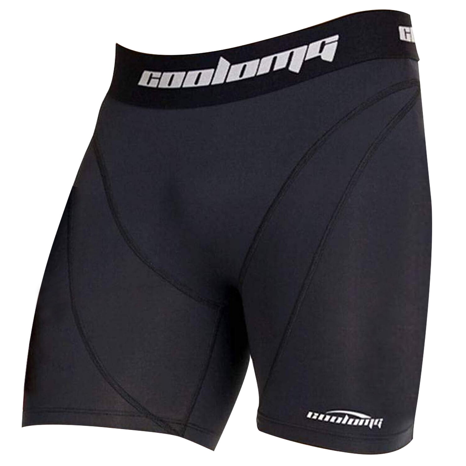 CoolOMG Men's Compression Shorts 5.5" Cool Dry Sport Tights Training Baselayer for Boys Youth