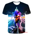 thumbnail image 3 of 20223 Camisetas de manga corta de verano para niños Sonic 2, ropa para bebés de 4 a 14 años, camisetas con estampado 3D, ropa para niños, atuendos para niños, 3 of 5