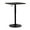 Black, variant on Magshion 23.6" Rectangle Bar Table, Adjustable Height Pub Table with Metal Base, for Coffee Bistro, White