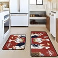thumbnail image 4 of Fat Chef Kitchen Rugs and Mats Sets of 2,Red Kitchen Decoration Rugs,Rubber Backing Non-Slip Floor Mat for Sink Washable Waterproof Laundry Room Runner Rugs, 4 of 6