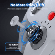 Luxmo Wireless 2.4G N64 Controller Game Pad Joystick for N64 Game System/Switch PC Mac