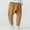 Khaki, variant on Mens Hip Hop Harem Pants Drop Crotch Drawstring Beach Summer Trousers Solid Color Oversized Wide Leg Pants