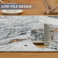 thumbnail image 4 of 8'x10' Boho Vintage Area Rug – Soft Modern Abstract Design, Machine Washable Non-Slip Carpet for Living Room, Farmhouse, Kids Room & Dining Room Gray, 4 of 7
