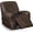 Brown, variant on Leather Look Loveseat Recliner Cover, 6-Pieces Stretch Dual Recliner Sofa Covers, Soft Reclining Couch Slipcover, Washable Furniture Protector for Pets (2 Seater, Brown)