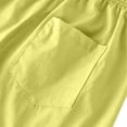 thumbnail image 5 of CPNG Girls Sport Shorts Quick Drying Summer Thin Shorts Casual Loose Elastic High Waist Running Lightweight Training Shorts(Yellow,9-10 Years), 5 of 7