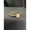 thumbnail image 2 of 0.15 Carats Round Brilliant Genuine Diamonds 7-Stone Heart Wedding Ring In Hallmark 18K Yellow Gold, 2 of 13