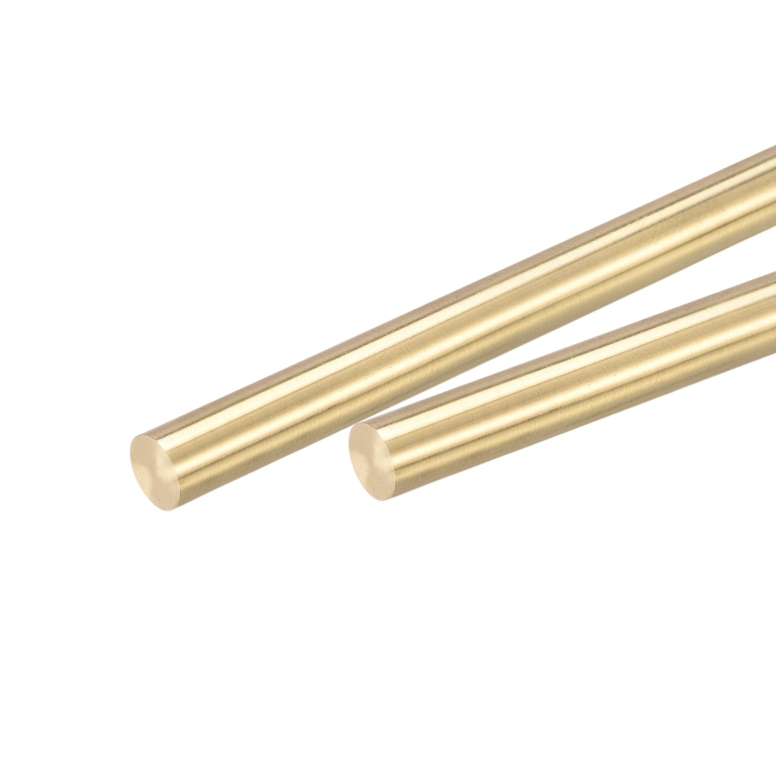 Brass Round Rod 4PCS Brass Round Rods Lathe Bar Stock 1/8 Inch in Diameter 