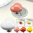 thumbnail image 5 of Simple Love Heart Shaped Colorful Plastic Toilet Tank Button Aid New Sell O8H3, 5 of 8
