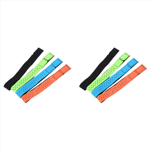8 Piezas de Repuesto para Monitor de Ritmo Cardíaco, Correa para Brazalete, Brazalete de Repuesto Ajustable, Correa para Muñeca Deportiva Universal M