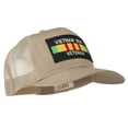 thumbnail image 5 of Vietnam War Veteran Patched Mesh Cap - Khaki OSFM, 5 of 5