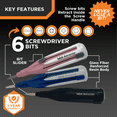 thumbnail image 7 of Kelvin Tools Retractor - Retractable All-In-One Screwdriver Quick Change Phillips Head and Flat Head Screwdriver, Upgraded Retract-A-Bit Screwdriver, Durable & Lightweight - MADE in NORTH AMERICA, 7 of 7