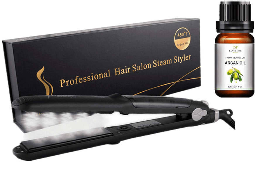 professional hair straightener salon steam iron