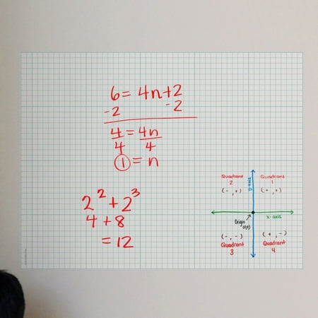 blik graph paper dry erase walmart com dry erase graph paper